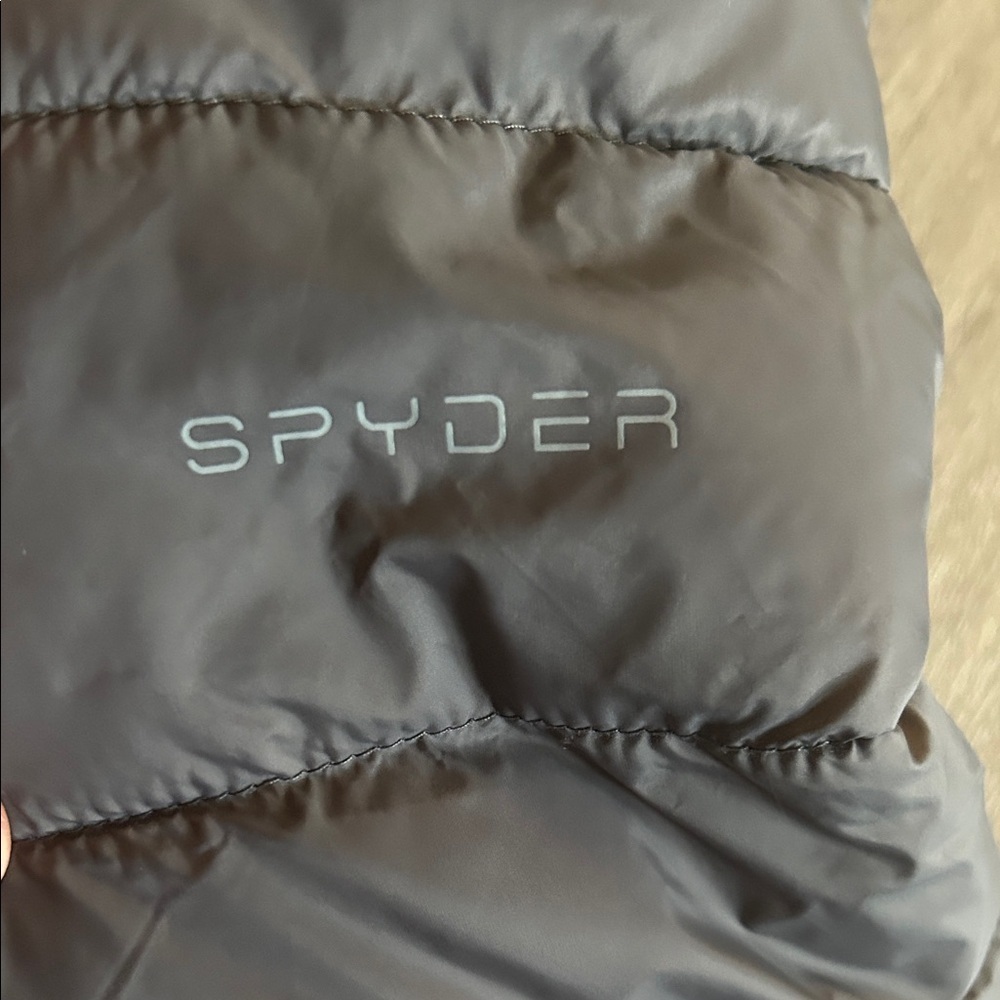 Spyder Women's Gray Quilted Puffer Jacket - Picture 5 of 7